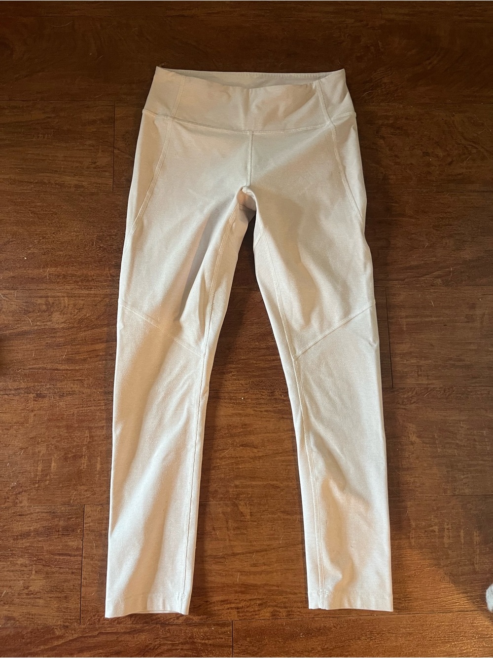 Outdoor Voices Cream Light Pink High-Waist Performance Leggings